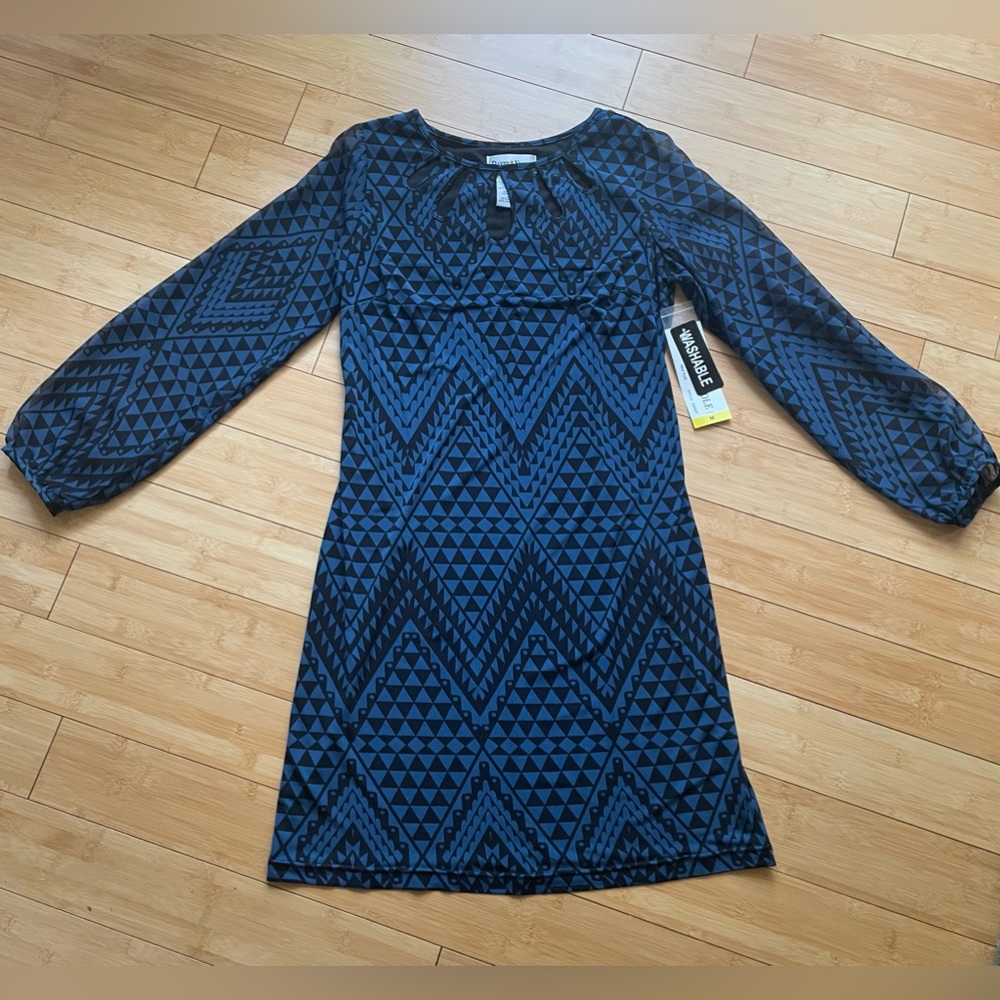 Danny & Nicole black/blue Medium Dress
